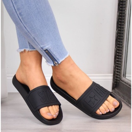 Klapki plażowe Big Star DD274A271 czarne 2