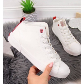 Trampki za kostkę Cross Jeans W II2R4033C białe 1