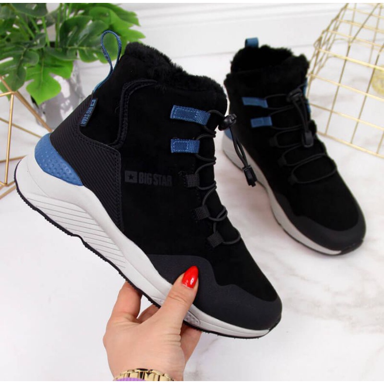 Śniegowce ocieplane Big Star W II274261 czarne 1