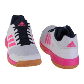 Buty adidas Speedcourt M EF2622 biały, pink białe 3