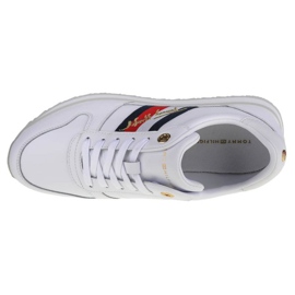 Buty Tommy Hilfiger Signature Runner Sneaker W FW0FW05218-YBR białe 2