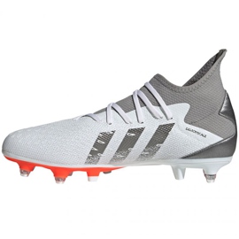 Buty piłkarskie adidas Predator Freak.3 Sg M FY6306 białe szare 3