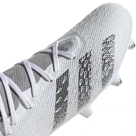 Buty piłkarskie adidas Predator Freak.3 Sg M FY6306 białe szare 4