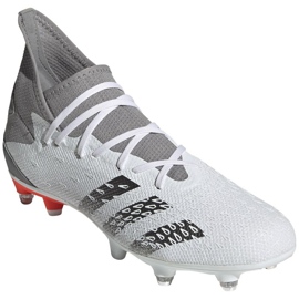 Buty piłkarskie adidas Predator Freak.3 Sg M FY6306 białe szare 9
