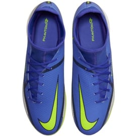 Buty piłkarskie Nike Phantom GT2 Academy Df Ic M DC0800 570 silver, niebieski niebieskie 2