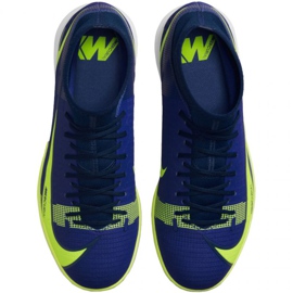 Buty piłkarskie Nike Mercurial Superfly 8 Academy Ic M CV0847 474 niebieskie zielone niebieskie 1