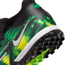 Buty piłkarskie Nike Phantom GT2 Academy Df Tf Sw Jr DM0741 003 zielony, wielokolorowy zielone 4