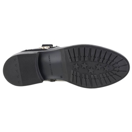 Buty Tommy Hilfiger Croco Look Dressy Flat Boot W FW0FW05348-BDS czarne 3