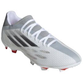 Buty piłkarskie adidas X Speedflow.3 Fg M FY3295 wielokolorowe białe 3