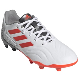 Buty piłkarskie adidas Copa Sense.3 Fg Jr FY6154 wielokolorowe białe 3