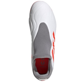 Buty piłkarskie adidas Copa Sense.3 Ll Fg Jr FY6155 szary, biały białe 2
