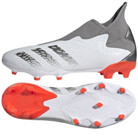 Buty piłkarskie adidas Predator Freak.3 Ll Fg M FY6293 szary, biały białe 1