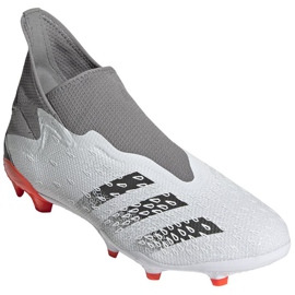 Buty piłkarskie adidas Predator Freak.3 Ll Fg M FY6293 szary, biały białe 3