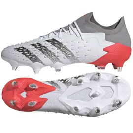 Buty piłkarskie adidas Predator Freak.1 L Sg M FY6268 białe białe 1