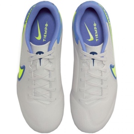 Buty piłkarskie Nike Tiempo Legend 9 Academy FG/MG Jr DA1333 075 białe białe 3