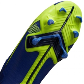 Buty piłkarskie Nike Mercurial Vapor 14 Academy FG/MG Jr CV0811 474 niebieskie niebieskie 4