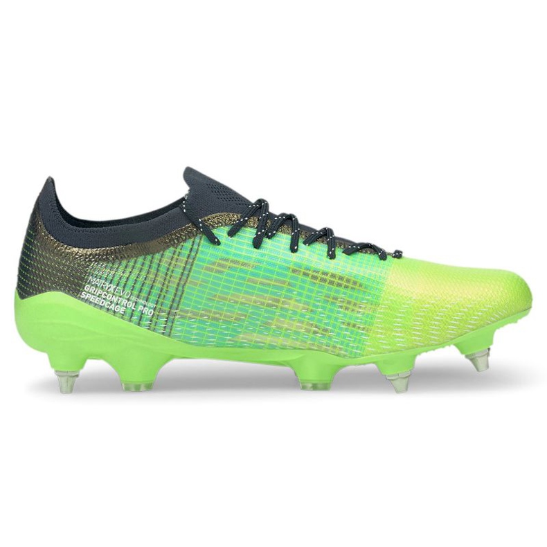 Buty piłkarskie Puma Ultra 1.3 Mx Sg M 106513-03 złoty, zielony zielone 1