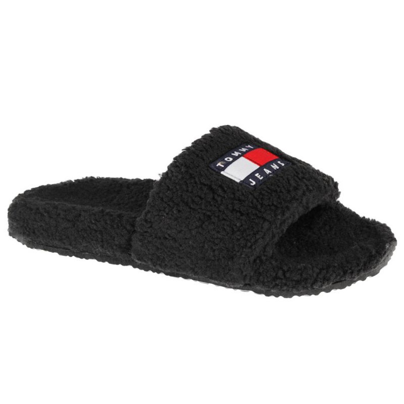 Klapki Tommy Hilfiger Flag Pool Slide W EN0EN01602-BDS czarne 1