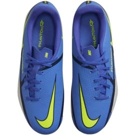 Buty piłkarskie Nike Phantom GT2 Academy FG/MG Jr DC0812 570 niebieski,szary niebieskie 2