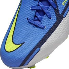 Buty piłkarskie Nike Phantom GT2 Academy FG/MG Jr DC0812 570 niebieski,szary niebieskie 6