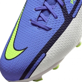 Buty piłkarskie Nike Phantom GT2 Academy Df FG/MG Jr DC0813 570 niebieski,szary niebieskie 5