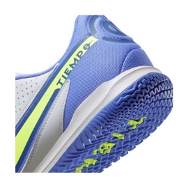 Buty piłkarskie Nike Tiempo Legend 9 Academy Ic M DA1190-075 grey, blue odcienie szarości 6