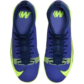 Buty piłkarskie Nike Mercurial Superfly 8 Academy Tf Jr CV0789 474 wielokolorowe niebieskie 1