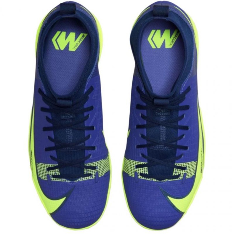 Buty piłkarskie Nike Mercurial Superfly 8 Academy Tf Jr CV0789 474 wielokolorowe niebieskie 1