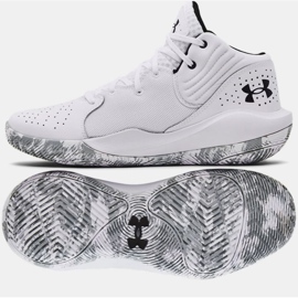 Buty do koszykówki Under Armour Jet 21 3024260 103 białe białe 1