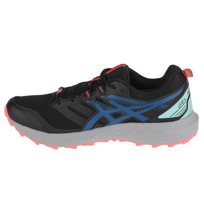 Buty do biegania Asics Gel-Sonoma 6 W 1012A922-011 czarne niebieskie pomarańczowe 1
