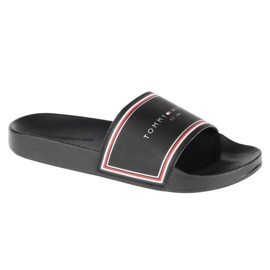Klapki Tommy Hilfiger Essentials Pool Slide W FW0FW05933-BDS czarne 1