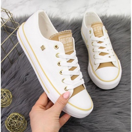 Trampki tekstylne Big Star W HH274458 białe 1