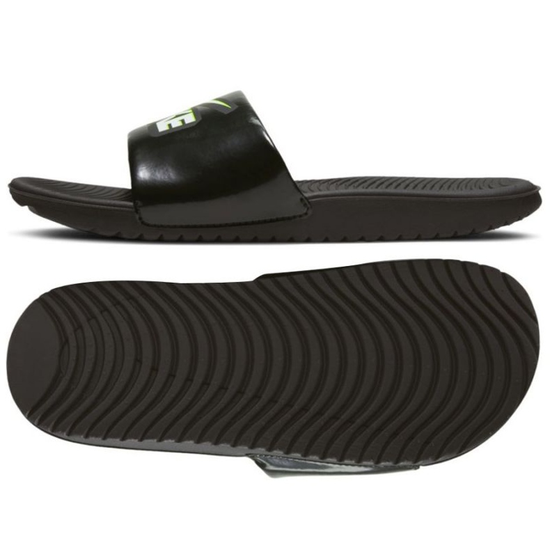Klapki Nike Kawa Slide Jr DD3242 001 czarne 1