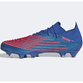 Buty piłkarskie adidas Predator Edge.1 L Fg M H02954 niebieskie niebieskie 1