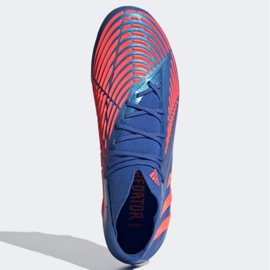 Buty piłkarskie adidas Predator Edge.1 Fg M H02932 niebieskie niebieskie 2