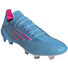 Buty piłkarskie adidas X Speedflow.1 Fg M GW7457 wielokolorowe niebieskie 3