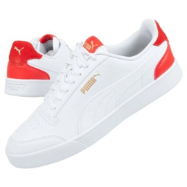 Buty Puma Shuffle M 309668 06 białe czerwone 1