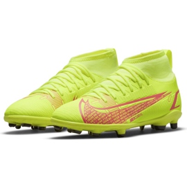 Buty piłkarskie Nike Mercurial Superfly 8 Club Mg Jr CV0790-760 zielone zielone 1