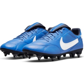 Buty piłkarskie Nike Premier 3 SG-Pro Anti-Clog Traction M AT5890-414 niebieskie niebieskie 2