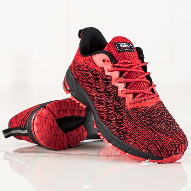Męskie Buty DK czarne czerwone 2