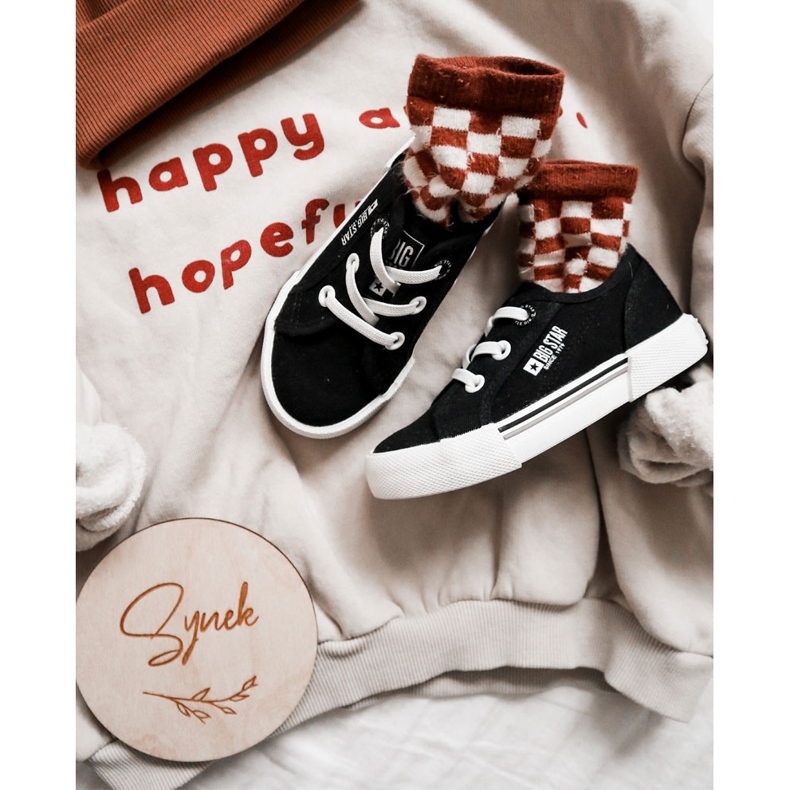 Trampki Wsuwane Big Star JJ374169 Czarne 1