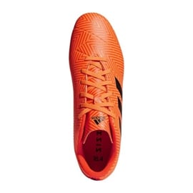 Buty piłkarskie adidas Nemeziz 18.4 FxG M DA9594 pomarańczowe wielokolorowe 2