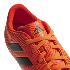 Buty piłkarskie adidas Nemeziz 18.4 FxG M DA9594 pomarańczowe wielokolorowe 3