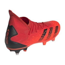 Buty piłkarskie adidas Predator Freak.3 Sg M FY6308 wielokolorowe pomarańcze i czerwienie 2