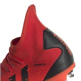 Buty piłkarskie adidas Predator Freak.3 Sg M FY6308 wielokolorowe pomarańcze i czerwienie 5