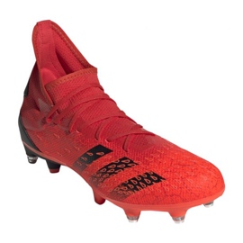 Buty piłkarskie adidas Predator Freak.3 Sg M FY6308 wielokolorowe pomarańcze i czerwienie 6