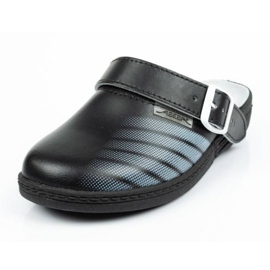Klapki chodaki buty medyczne Abeba U 7212 czarne 2