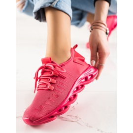 TRENDI Różowe Lekkie Sneakersy 2