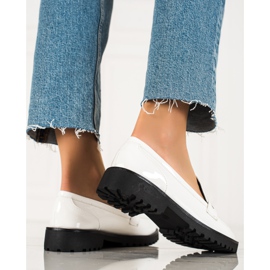 Goodin Białe Półbuty Mokasyny 1