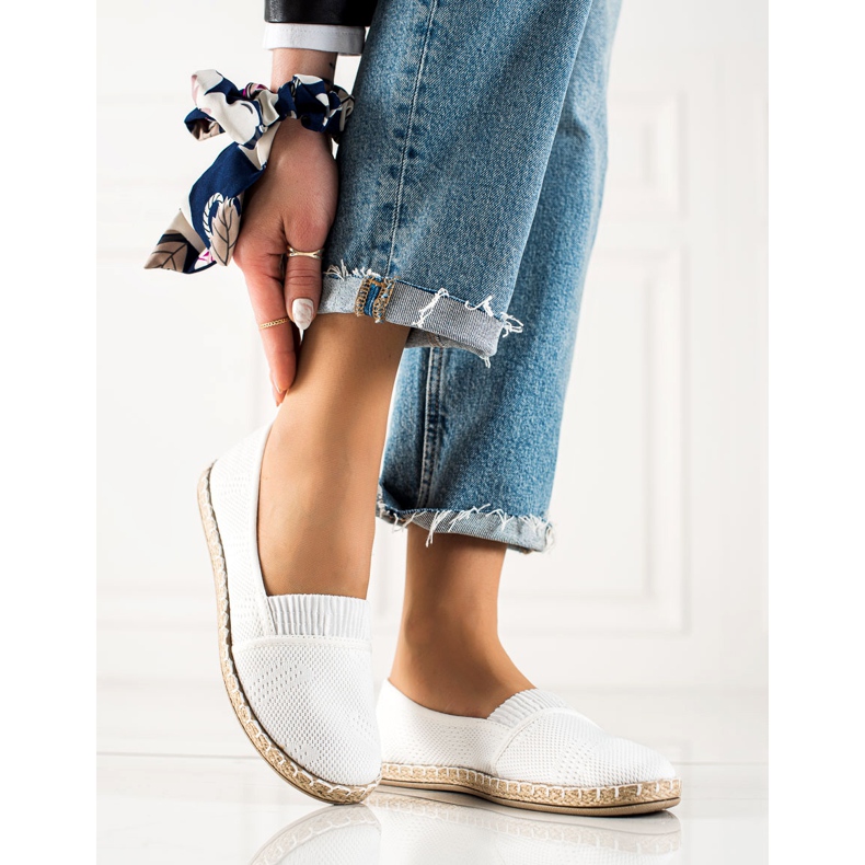 TRENDI Casualowe Białe Espadryle 1